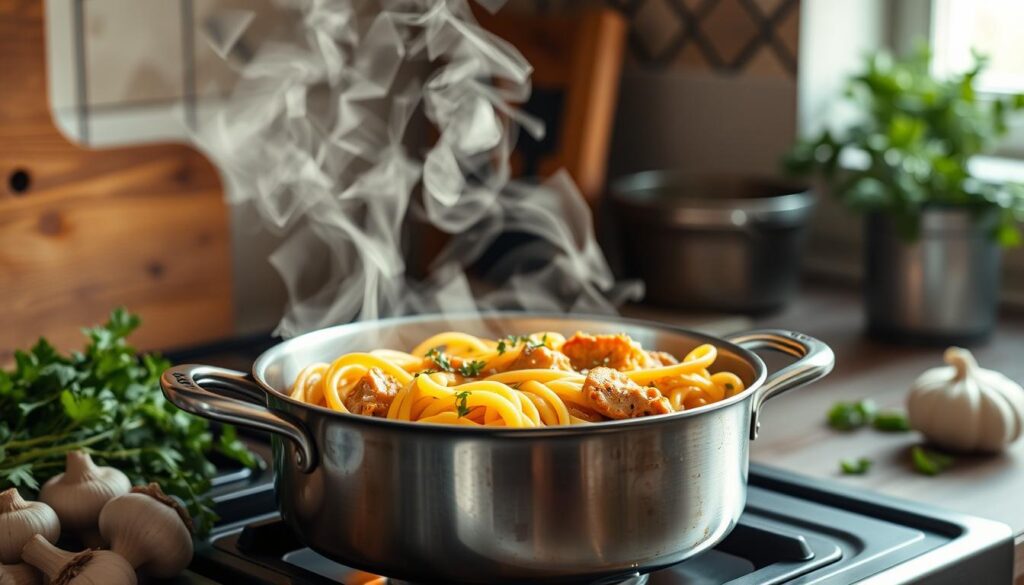 chicken marsala fettuccine reheating