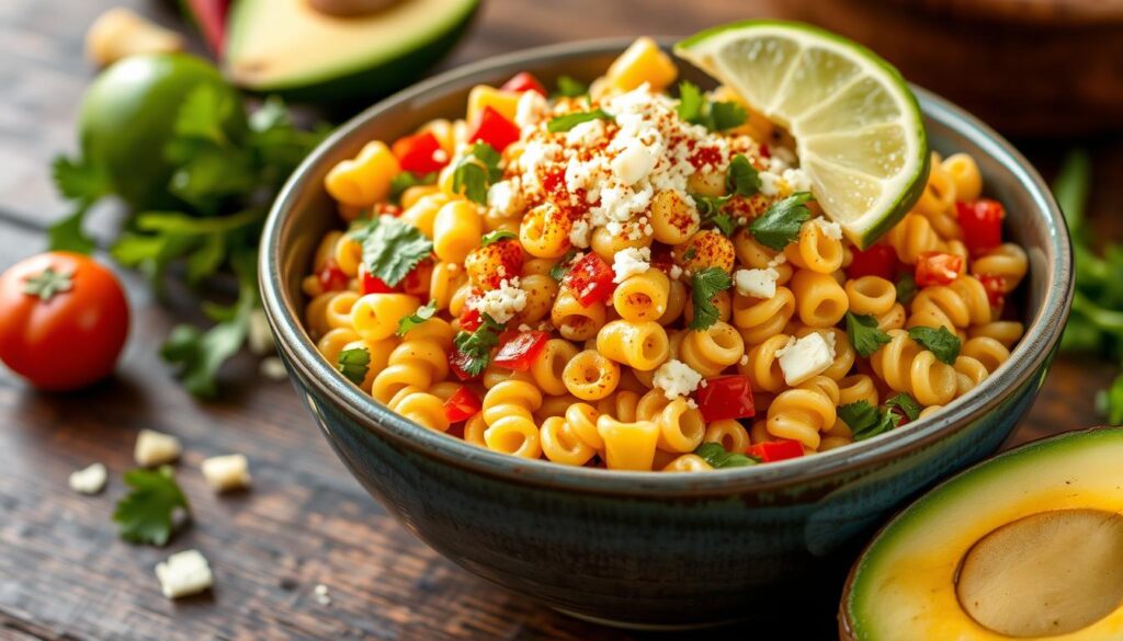 mexican street corn pasta salad