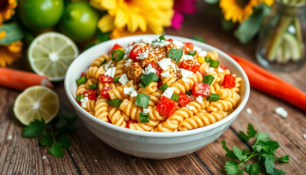 mexican street corn pasta salad